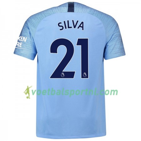 Manchester City Silva 21 Thuis Shirt 2018-19